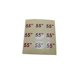 Wholesale Customized Transparency Number Stickers Round Adhesive Stickers
